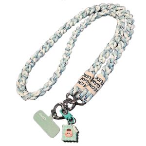 JBS73 Cartoon Keychain Crossbody Phone Strap Detachable Pendant Phone Neck Straps Phone Accessories Anti Lost Mobile Phone Lanyard Phone Case Hanging