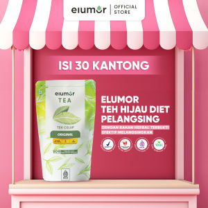 Teh Hijau Pelangsing Isi 30 Kantong Elumor Original | Teh Diet Herbal untuk Menurunkan Berat Badan