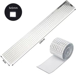 Self-adhesive Mirrors Mosaic Tiles Stickers Glass Sticker Wallpaper for Kitchen Bathroom background