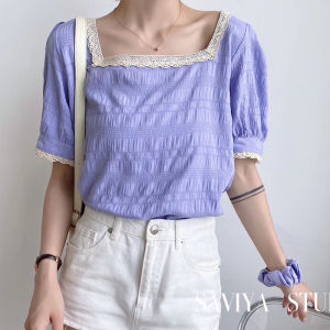 QDshop เสื้อตัวนี้ ✨น้องแบบน่ารักมาก เหมาะกับสาวๆใส่ไปถ่ายรูปคาเฟ่ ☀️ใครสายคาเฟ่ต้องจัด☀️