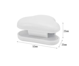 Jepitan pasta gigi Lotion Krim Gantungan holder klip odol gantung dinding - Putih