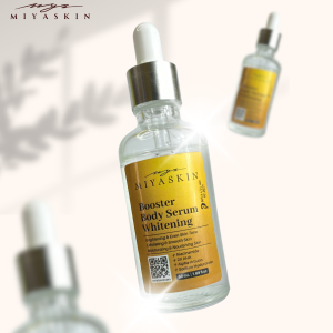 MIYASKIN Booster Body Serum Whitening With AHA 50ML | Eksfoliasi | 10X Lebih Cepat Cerah | Pelembab