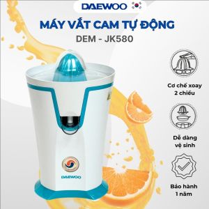 Máy vắt cam Daewoo DEM-JK580 công suất 40W - Hàng chính hãng