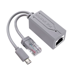 Compactly USB PoE Splitter for Efficient 48V to 5V Conversion with USB 5V Output for Various Devices Easy to Use