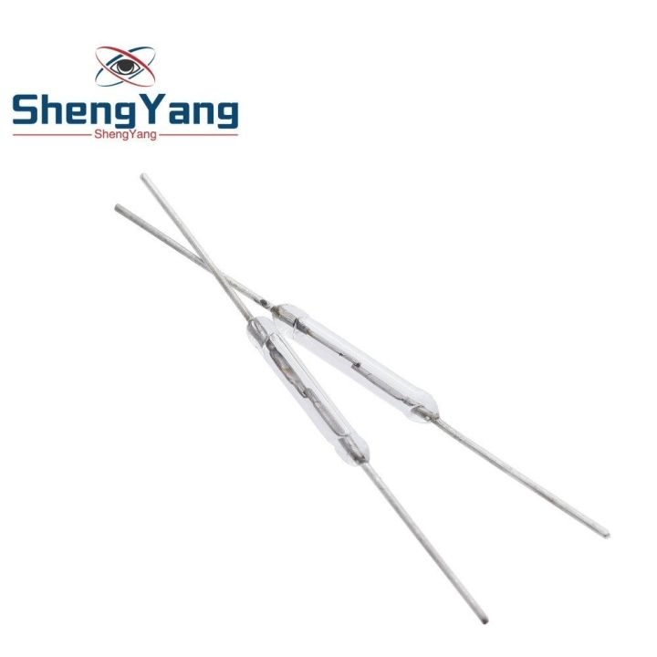 Inductive Reed Switch Shengyang 10pcs N/o Reed Switch Magnetic Switch 2 * 14mm Normally Open ...