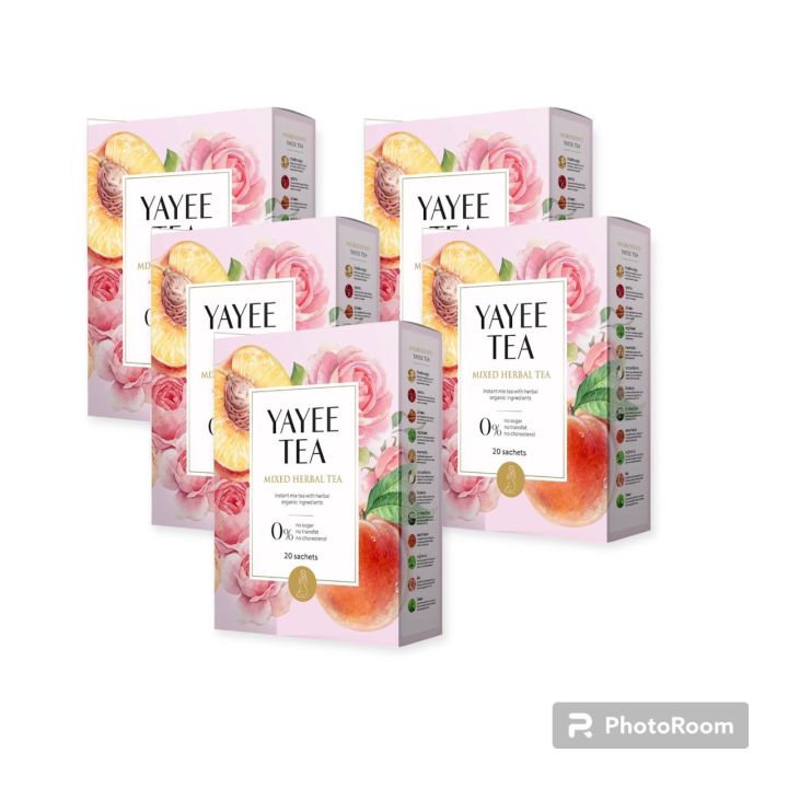 (5 กล่อง)YAYEE TEA ชายาหยี สมุนไพรสำหรับผู้หญิง 20 ซอง | Lazada.co.th