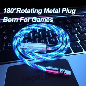 LED 120W 6A USB Kabel data Rotasi kepala 180 derajat fast charging