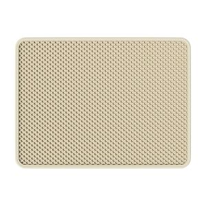 Double Layer Cat Litter Mat Anti-Scatter Litter Trapping Pad Prevents Litter Spilling Keep Floor Clean for Cat Litter Box2026