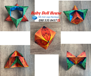 Đồ chơi trẻ em Khối Rubik Magic 3D Từ tính nam châm có thể biến 70+ hình dạng Galaxy Shashibo