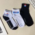 KAOS KAKI UNISEX- SPANDEX SEMATA KAKI CASUAL - HITAM PUTIH. 