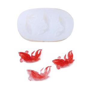 Sturdy Safe Carp Design Silicone Mold Perfect For Chocolate Ice Cubes Pastry Making Dishwasher Safe Kitchen Essential