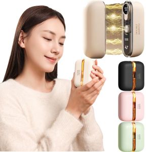 STATIONERY Digital Display Hand Warmer Colorful Light ic Electric Handwarmer Practical Fast Heating Portable Hand Heater Winter Use