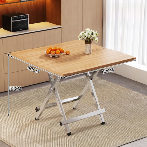 Portable Folding Table Small Dining Table Home Use Simple Outdoor Square Table Stall Table Chair Dormitory Table