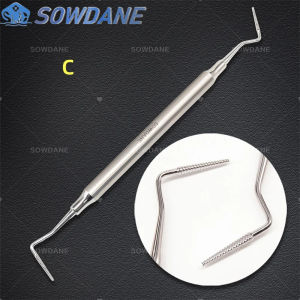 ไฟล์ทันตกรรมใหม่ ไฟล์ปรับปรุงสภาพกระดูกสำหรับพื้นผิวปรับปรุงสภาพกระดูก ปลายคู่ สแตนเลสสตีล สามารถฆ่าเชื้อด้วยเครื่องอบฆ่าเชื้อได้