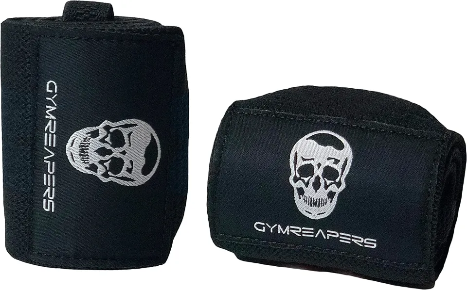 Gymreapers Weightlifting Wrist Wraps (Competition Grade) 18 Professional  Quality Wrist Support with Heavy Duty Thumb Loop - Best Wrap for  Powerlifting, Strength Training, Bodybuilding