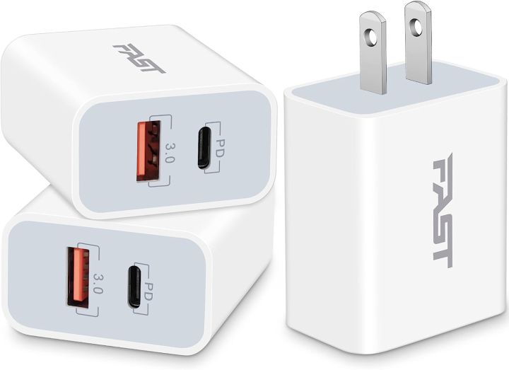 Power USB C Wall Charger Fast USBC Charger Block Plug PD Power