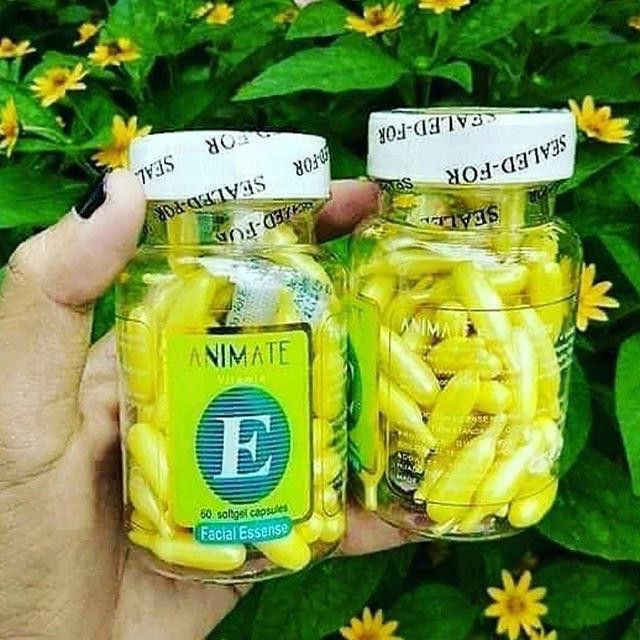60 Capsules Animate Face Serum for Skin Care Facial Essense Vitamin E