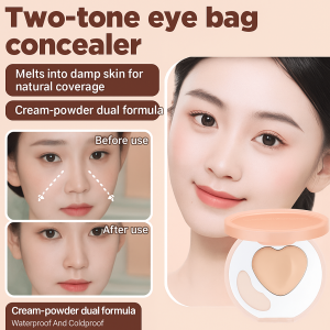30-Second Dual Highlight Palette Natural Looking Double Color Highlighting And Contouring Palette Eye Brightening