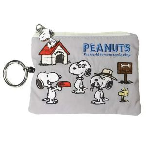 Japanese Style Cute Cartoon Zipper Coin Purse Mini Hanging Pouch Small Trinket Storage Bag