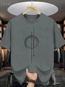 Short-Sleeved Shirt With Letter Print For Men Summer Fashion Round Neck Suitable For Spring Summer And Autumn.The Fabric Is Light And Comfortable Machine Washable