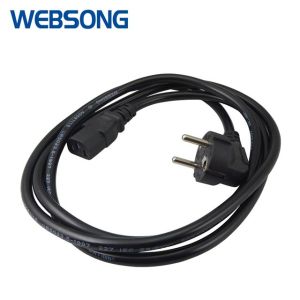 Kabel Power CPU Desktop C13 to EU 1.8M 3M 5M 3x1mm OD7.0 250V 10A WEBSONG