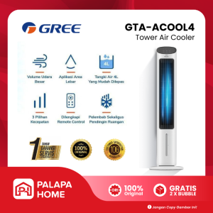 GREE Aircooler GTA-ACOOL4 Air cooler Penyejuk Udara  Ruangan Air Coller Tower Fan Portable Gree 4 L