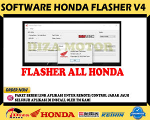 Sofware Aplikasi Scanner/Flasher Remap Ecu Honda Flashtool IMM Tech V4 & V6 Original