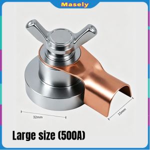 Masely Magnetic Welding Ground Clamp High Temp Resistant Ground Clamp Welding Support Ground Clamp 1Pcs