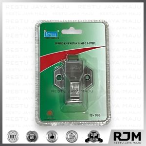 [12 pcs] IGM Spring knip stainless steel IS063 grendel kodok jendela hasps bolt rj