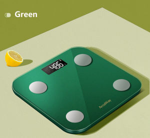 AccuWay Body Fat Scale Weight Scale Digital Scientific Smart Electronic LED Display BMI Weight Glass Surface Digital Analyzers Health Bathroom Balance