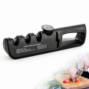 4-Stage Sharpener with Angle Adjuster Sharpening Angle Adjustment KnifeSharpener Scissors Sharpening Stone
