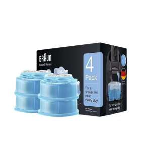 Braun shaver Refill Cleaner CCR4 refills cleaning fluid  Quick Clean original German import for All Braun Models