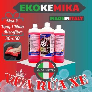 Ekokemika Krystal Wax 1L Dung Dịch Phủ Bóng Làm Khô Bảo Vệ Sơn Xe ÔTô Xe Máy Siêu Bóng Chống Bám Bụi Phukienprocare