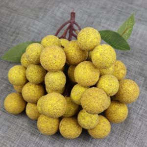 D5JKY Realistic Simulation Longan Lifelike Handicrafts Foam Longan Model Food Model Funny Artificial Fruit Shopwindow Ornament