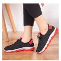 Korean High Rubber Hot style women's shoes with colour soles #8011. 