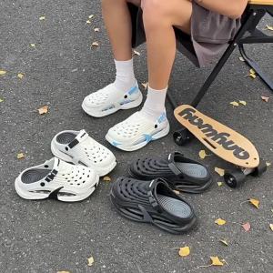 [Free Shipping] EVA MenS Clogs 2025 New Summer Style Suitable For Outdoor Wear Driving Non-Slip Breathable Thick-Soled Beach Sandals And Water Shoes