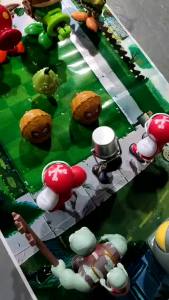 Battle Game PVZ Plants vs. Zombies Single Zombie Dolls in Bulk Plant Figures Can fire sound and light Vinyl Hard Plastic Toys Interactive Game Gift For Kids