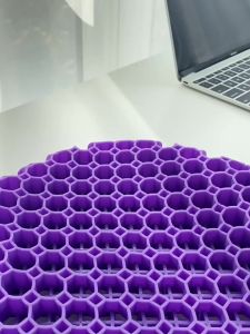 (DeskEase)Buttocks Beauty Cushion TPE Cooling Seat Pad High Elastic Honey Comb Gel Ergonomic Chair Driving Seat Pad