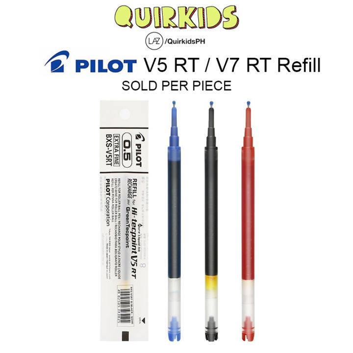 Pilot V5 RT / V7 RT Refill Retractable Gel Pen Hi-Tecpoint 0.5 / 0.7 mm ...