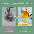 Máy xay nấu làm sữa hạt Mishio 800w làm sữa nhuyễn mịn không cần lọc bã - Hàng chính hãng. 