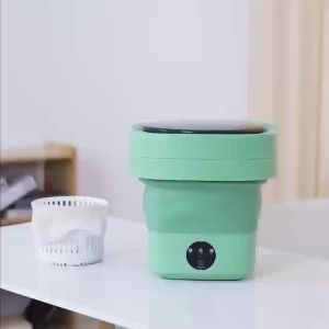 迷你洗衣机全自动小型洗脱两用折叠式洗内衣裤袜子机学生洗衣神器