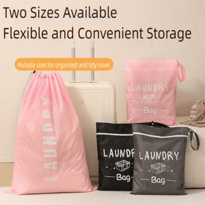 【COD&Fast Delivery】Large Capacity Travel Storage Pouch Machine Washable Multifunctional Dirty Clothes Organizer Portable Drawstring Bag