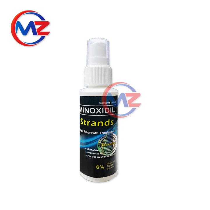 Minoxidil Strands 6% Minoxidil Topical Solution (60ml per bottle) Hair ...