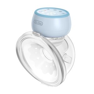 Dr.isla 2PCS เครื่องปั้มนมไร้สาย เครื่องปั๊มนมไฟฟ้าแฮนด์ฟรี (4 โหมด x 12 เกียร์) ฟังก์ชั่นไฟกลางคืน ซิลิโคนอ่อนนุ่ม EB30