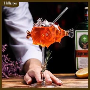 [Hillarys] แก้วค๊อกเทลแก้วหนามทรงปลาสุดสร้างสรรค์แก้วไวน์แบบ KTV ไนท์คลับปาร์ตี้ดื่มน้ำหมึกรูปนกทรงปลาหมึก