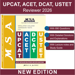 MSA UPCAT ACET DCAT UST & other universities Reviewer 2026