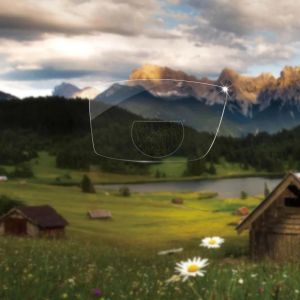 BCLEAR 1.56 Refractive Index Flat Top Prescription Bifocal Lenses for Distance and Near Vision