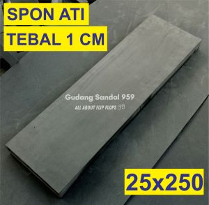 SPON ATI / BUSA ATI / SPON EVA TEBAL 1 CM WARNA HITAM LEBAR 25 CM X PANJANG 250 CM