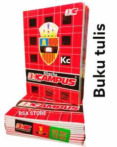 promo 1 pack isi 10 pcs buku tulis bergaris BMCAMPUS 50 LEMBAR/ tersedia per 10  dan 5 buku