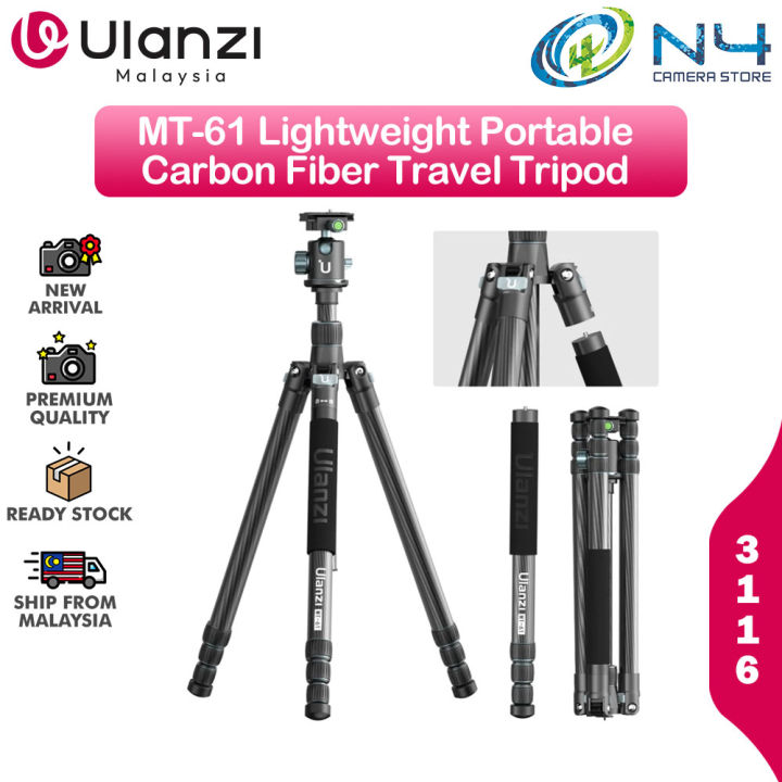 Ulanzi MT-61 3116 Carbon Fiber Alloy Travel Tripod Portable
